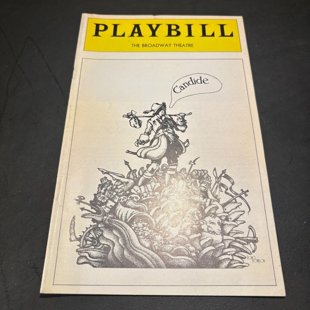 1974 CANDIDE – Vintage Broadway Playbill